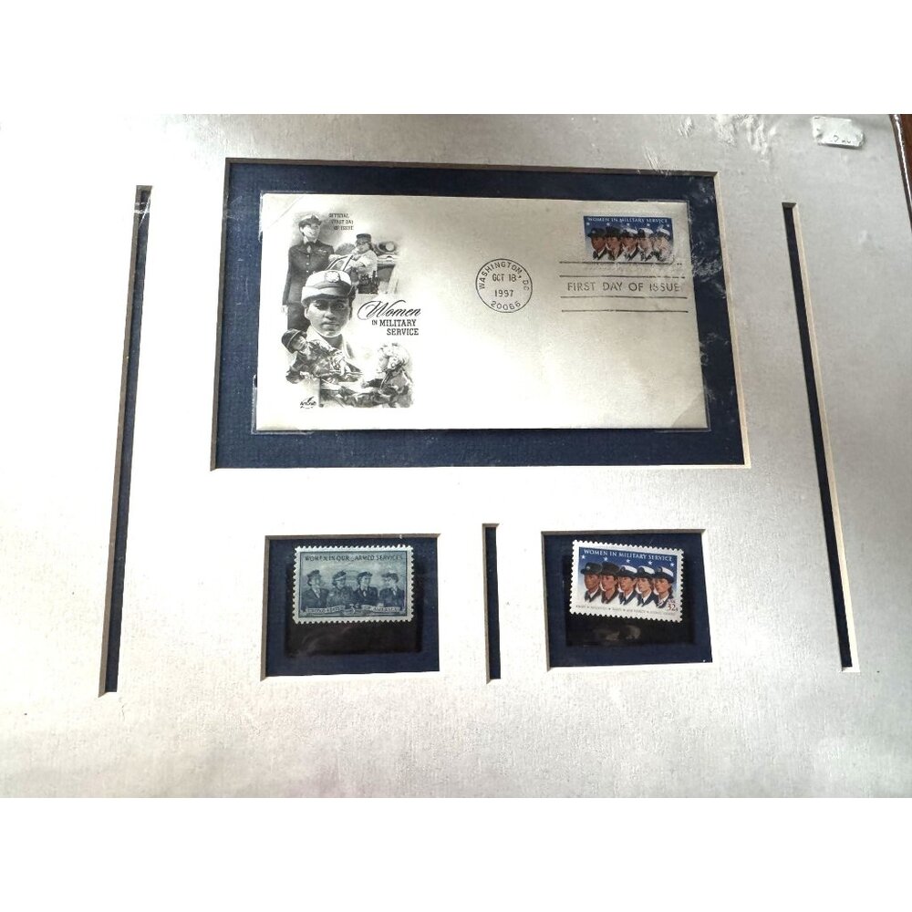 Women In Military Service First Day Cover Stamp Art Display